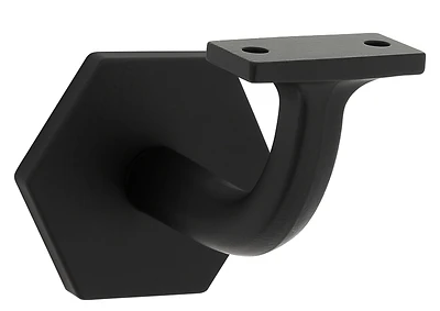 1-Pc. Powell Handrail Bracket, Matte Black