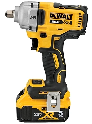 20-Volt MAX XR Cordless Mid-Range Impact Wrench Kit, Hog Ring Anvil, 1/2 In., (2) Batteries