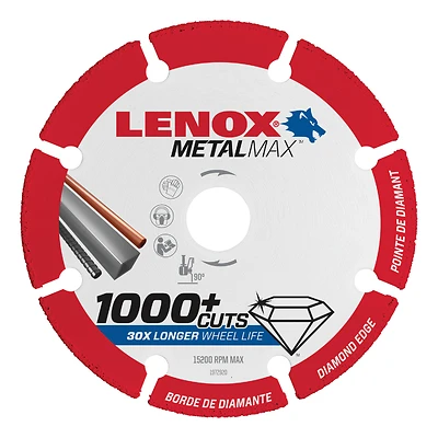 MetalMax Cut-Off Wheel, Diamond Edge, 3 x 3/8 In.