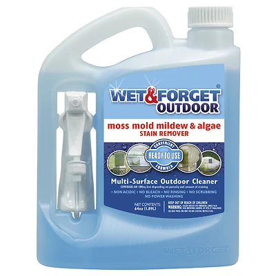 Wet & Forget 804064 Outdoor Stain Remover Spray, 64 oz.