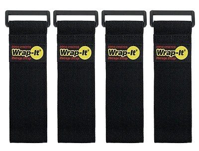 Wrap-It Storage 704-12B Storage Strap, 12 in L, 2 in W, Nylon, Fastening Method: Hook and Loop