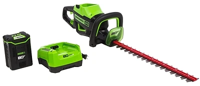80-Volt Cordless Hedge Trimmer Kit, Battery & Charger, 26 In.
