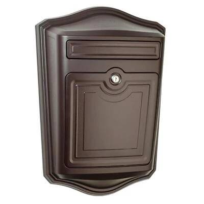 Maison Mailbox, Wall-Mount, Rubbed Bronze, 19.37 x 36.86-In.