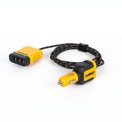 DeWalt 141 0475 DW2 USB PD Charger, 5-Port, 72W, 6 Ft Cable
