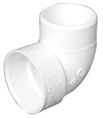 Charlotte Pipe 2-in dia PVC Schedule 40 Vent Elbow Fitting