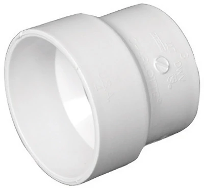Charlotte Pipe 4-in dia PVC Schedule 40 Adapter Fitting