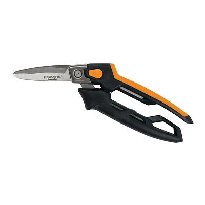 Fiskars PowerArc Utility Snips, 8 In., Stainless Steel Blade