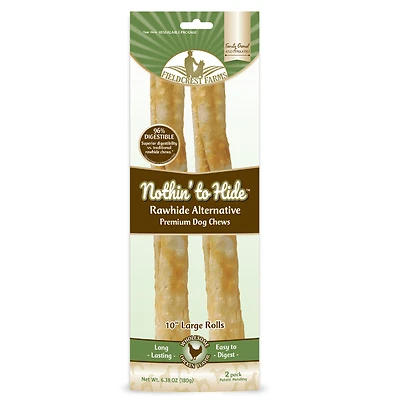 Fieldcrest Farms Nothin' to Hide 2 Pack Chicken Roll Dog Chew, 180 Gram
