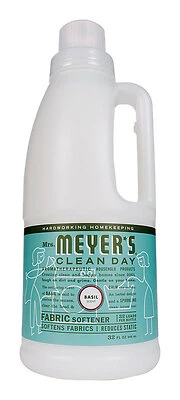 Mrs. Meyer's 14334 Liquid Fabric Softener, Basil, 32 oz.
