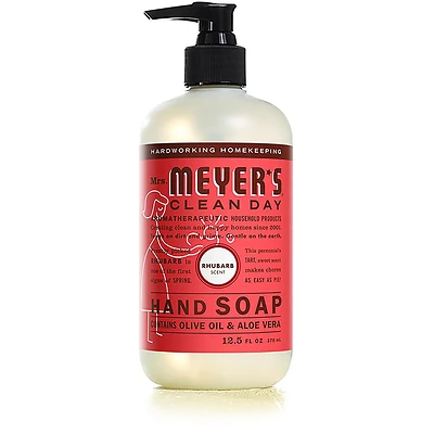 Mrs. Meyer's 17462 Liquid Hand Soap, Rhubarb Scent, 12.5 Oz