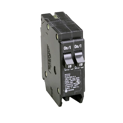 2 15A Single Pole Tandem Circuit Breaker