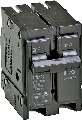 Br 25 Amp Double-pole Standard Trip Circuit Breaker For 120/240 Volt Systems