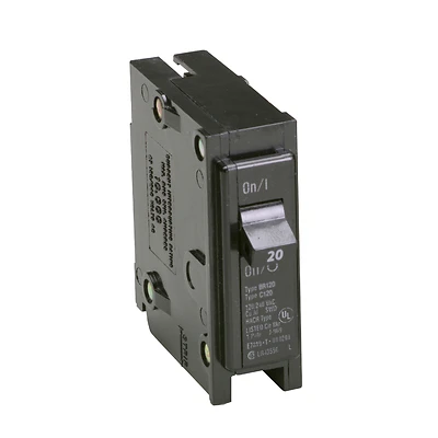 Single-Pole Interchangeable Circuit Breaker, 20A