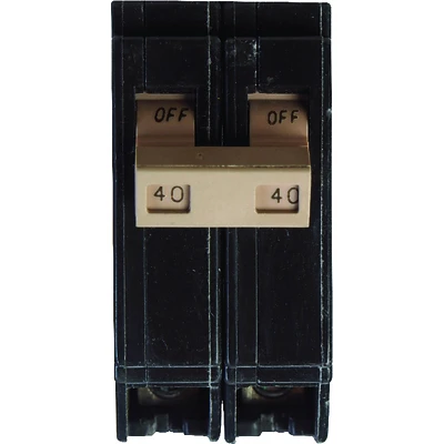Eaton Cutler-Hammer CHF240 40A Double Pole Circuit Breaker, 120/240V