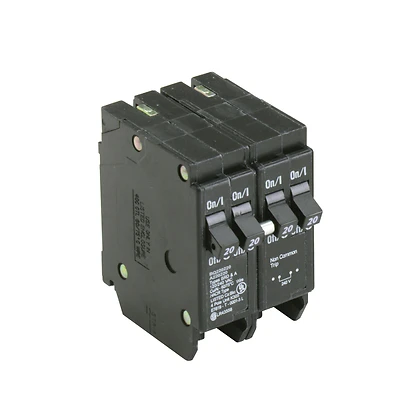 Circuit Breaker, Quadplex, Double Pole, 2-20A