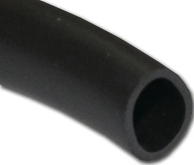 Non-Reinforced PVC Drain Hose, Black, 1 In. ID x 1-1/4 In. OD x 50 Ft.