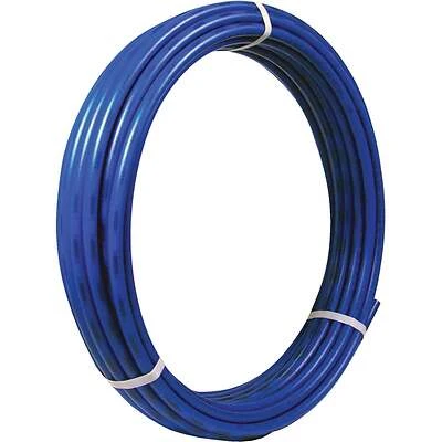 PEXB Coil Pipe, Blue, 3/4 In. Copper Tube Size x 300 Ft.