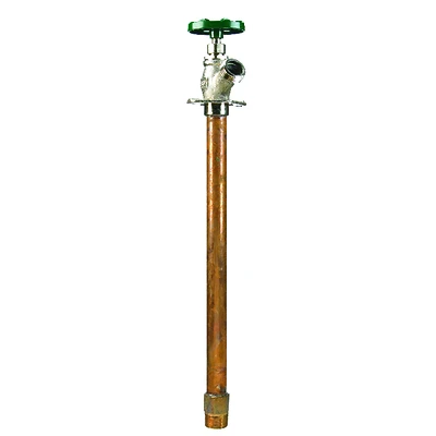 Frost Free Hydrant Faucet, Lead-Free, 1/2 Female Pipe Or 3/4 MIP x 12 In.