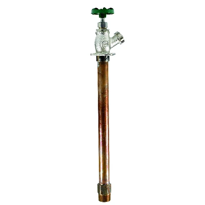 Frost Free Hydrant Faucet, Lead-Free, 1/2 Female Pipe Or 3/4 MIP x 10 In.