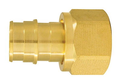 Apollo EPXFA34S Brass Female Swivel PEX Adapter Fitting, 3/4 In. x 3/4 In.