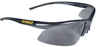 DeWalt DPG51-2C Radius Safety Glasses, Black/Yellow Frame, Smoke Lens