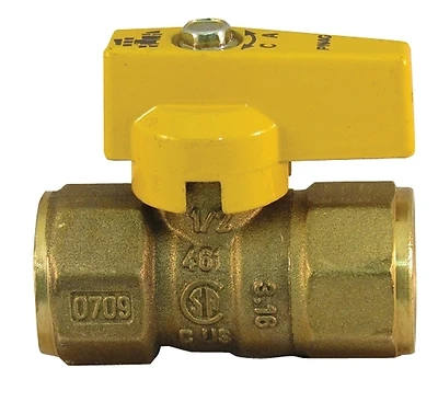 1/2 Inch Fip X 1/2 Inch Fip Gas Valve With Tee Handle