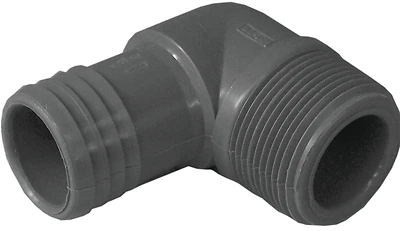 Boshart UPPME-12 1-1/4 In. Male 90 Deg. Polypropylene Insert Elbow