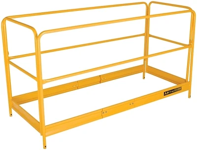 Steel Yellow Scaffolding Guardrail System, Osha Compliant, 1 Pk, Model I-cisgrjp