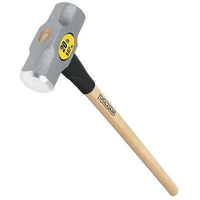 Truper 20 Lb. Double-faced Sledge Hammer With 36 In. Hickory Handle
