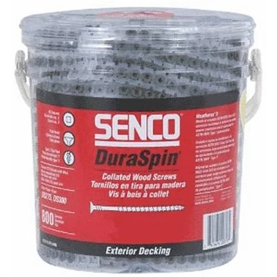 Senco Collated Screws, #8 x 3 In., 800-Ct.