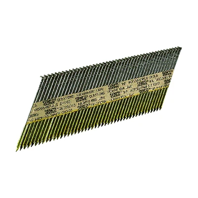 Senco Collated Framing Nails, 34 Deg, .131 x 3 In., Bright, 2,500-Ct.