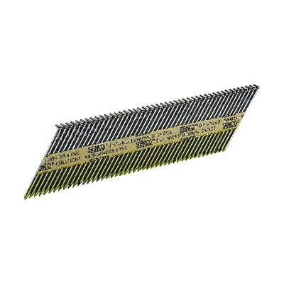 Collated Framing Nails, 34 Degree, Bright Finish, .113 x 2-3/8 In., 2,500-Ct.