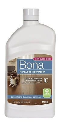 Bona WP500359001 Hardwood Floor Polish, Low Gloss, 36 Oz
