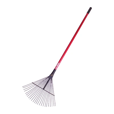 Thatching / Leaf Rake, Heavy-Duty Steel,  63-In. Fiberglass