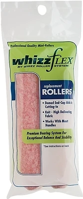 Whizz 44218 Mini Paint Roller Cover, 1/2 In. Nap, 6 In., Polyester