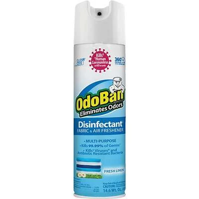 Fabric & Air Freshener Disinfectant, Fresh Linen, 14 oz.