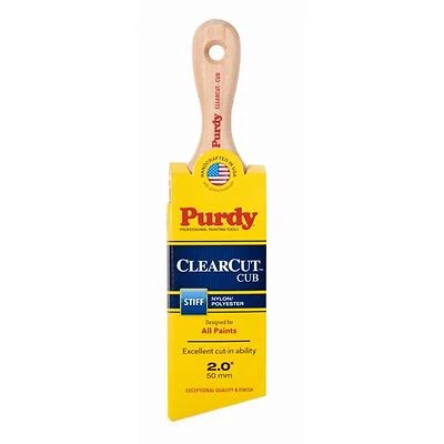 Purdy 144153120 Clearcut Cub Cut-In Paint Brush, 2 In., Short Handle