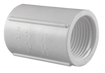 Schedule 40 PVC Threaded Coupling, 1 In. FIP