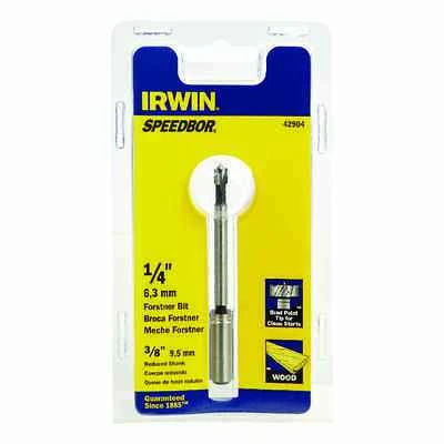 Marples 1/4 In. X 4 In. L Carbon Steel Forstner Drill Bit Round Shank