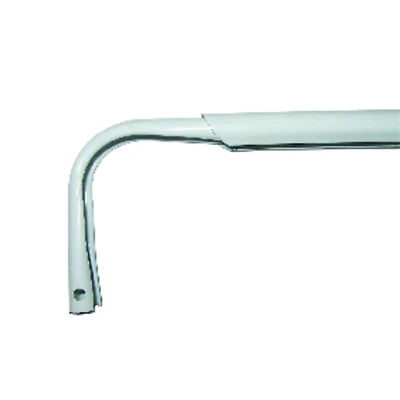 Curtain Rod, Heavy Duty, White, 84 to 120 In.