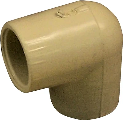 Nibco T00100D CPVC Pipe Elbow, 90-Degree, 1/2 In. Slip x Slip