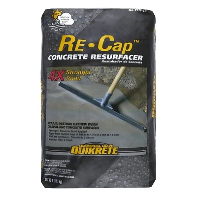 Quikrete 113147 Concrete Resurfacer, 40-Lb. Bag