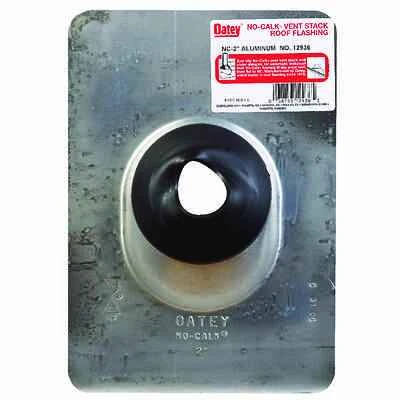 Oatey 12936 No-Calk Roof Flashing, Aluminum, 2 In.