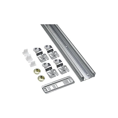 Bypass Sliding Door Hardware Set, 72 In.