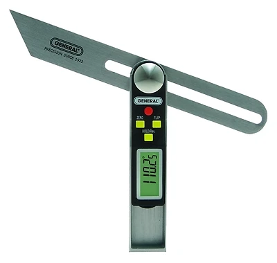 General Tools Digital Sliding T-Bevel, 8 In., Model 828
