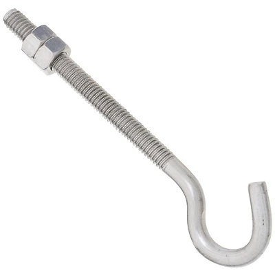 National Hardware N221-713 Hook Bolt, 5/16 x 5 In., Steel