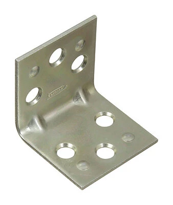 National Hardware N285-510 Corner Brace, 1-1/2 x 1-1/2 In., Zinc-Plated Steel