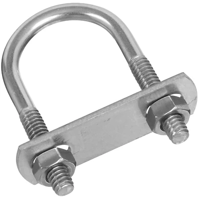 National Hardware 2193BC U-Bolt with Plate, Stainless Steel, 1/4 x 1-1/8 x 2-1/4 In.