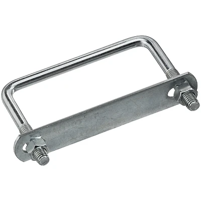 National Hardware N222-380 U-Bolt With Plate & Hex Nuts, 3/8 x 4 x 3 In.