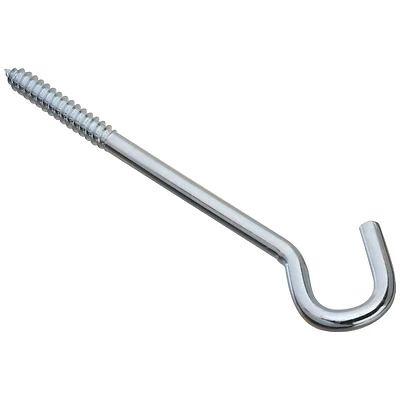National Hardware N220-897 Screw Hook, Zinc, 3/8 x 8 In.